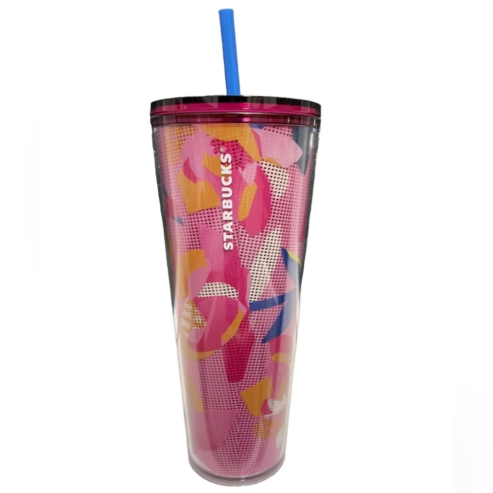 Starbucks 2023 Spring Floral Peony 24oz Tumbler NEW